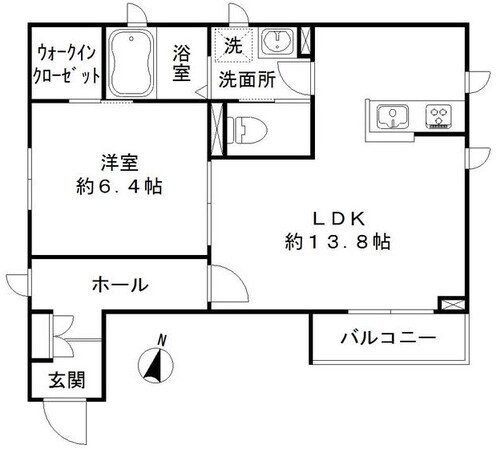 糀谷駅 徒歩14分 2階の物件間取画像